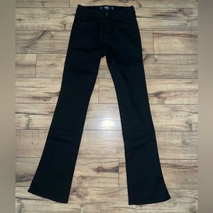 hollister bootcut black jeans